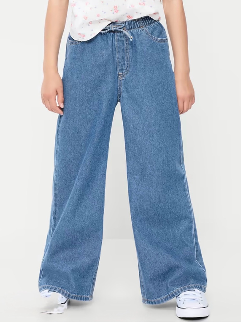 Old Navy Pull-On Super Baggy Wide-Leg Denim Jeans for Girls